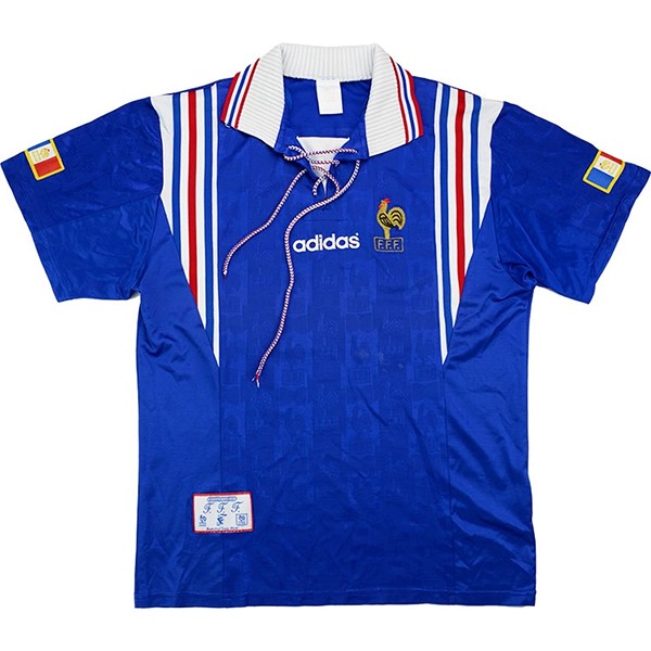 Tailandia Camiseta Francia Primera equipo Retro 1996 Azul